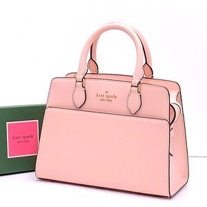 KATE SPADE Madison Saffiano Leather
(NWT
Small Satchel  Conch Pink COLOR